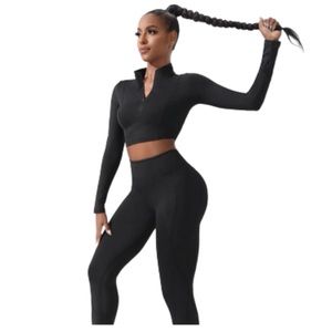 Yoga Fitness Set , black size L 8/10